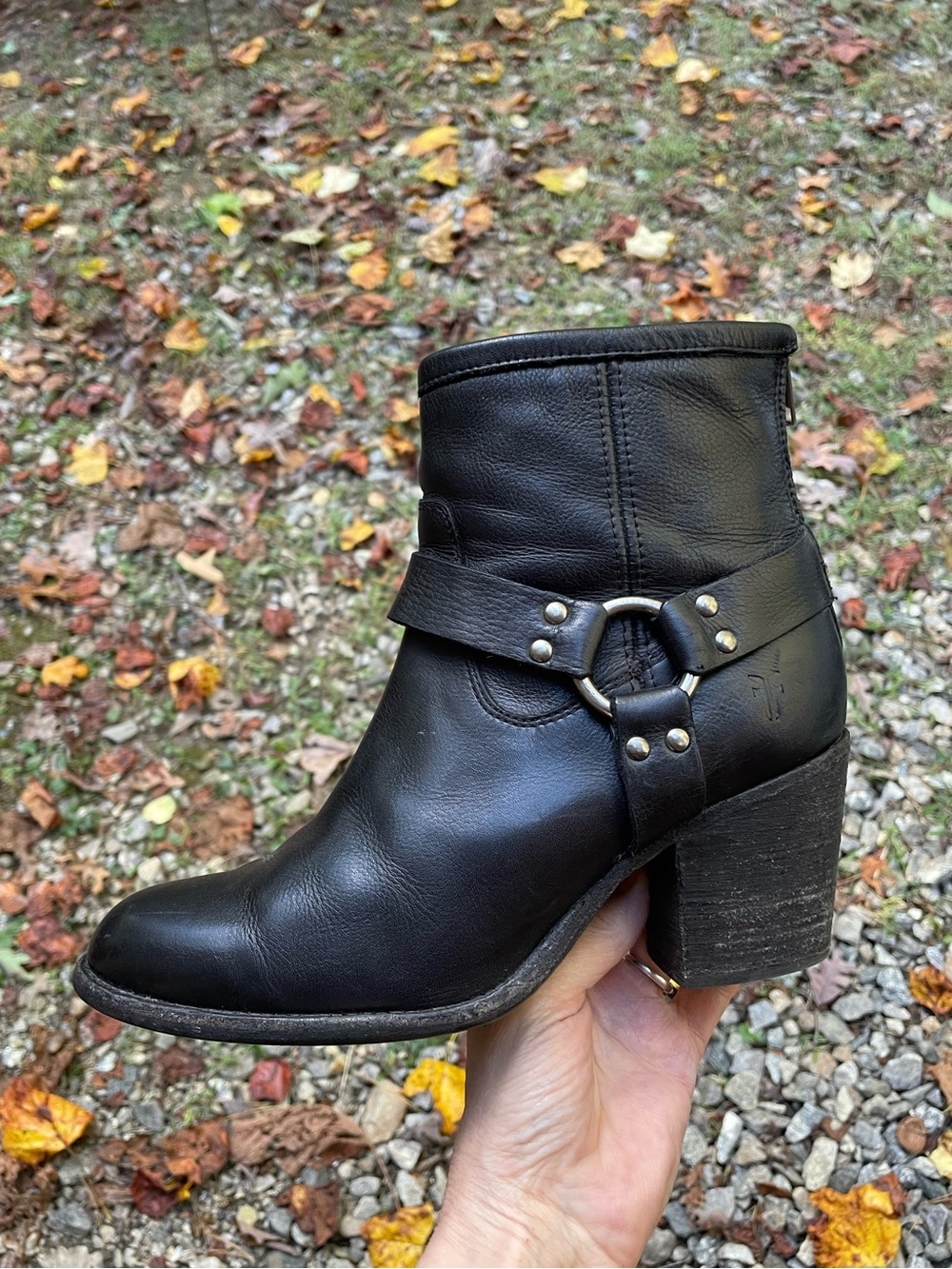 Frye Tabitha Harness Short Boots Size 9 B
